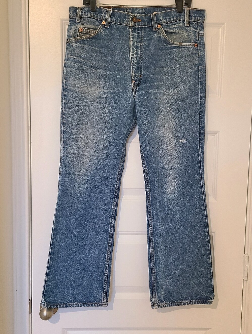 Vintage 80s Levi’s 517 Orange Tab Men 34x27.5 Made In USA Paper Tag Zipper Fly